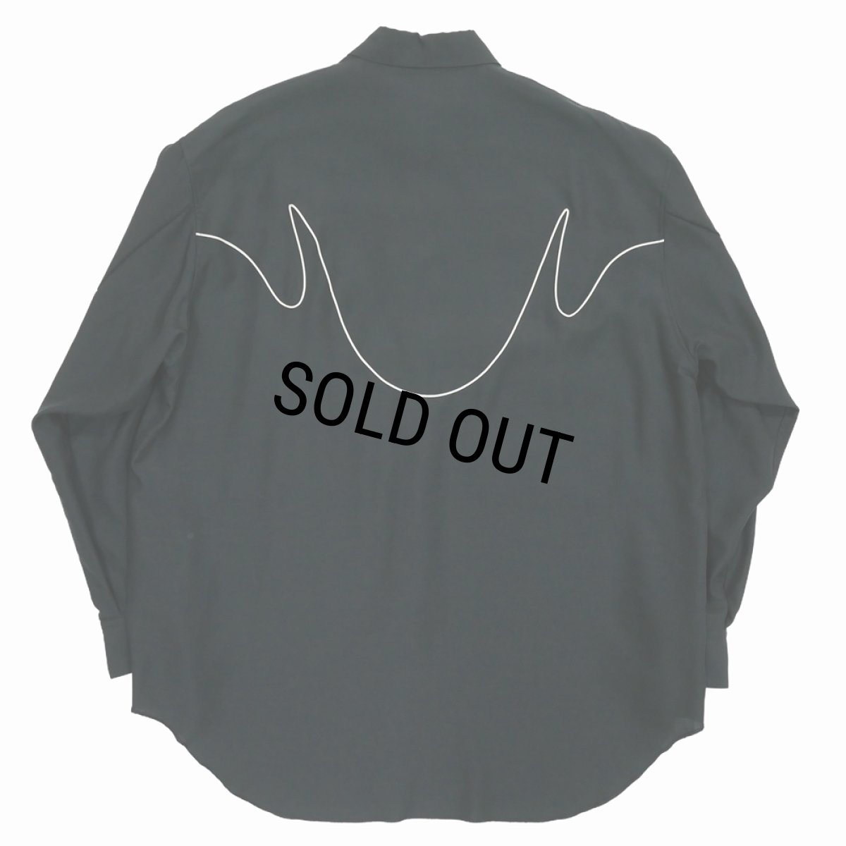 画像2: 【40%OFF】DAIRIKU/"J.Fox" Western Over Shirt（Black）［ウエスタンオーバーシャツ-24春夏］ (2)