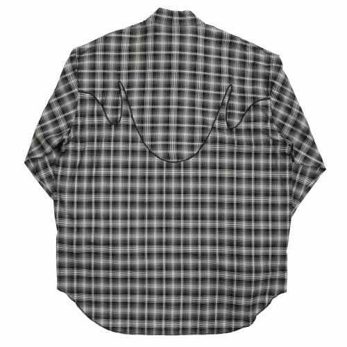 他の写真2: 【30%OFF】DAIRIKU/Check Western Over Shirt（Black）［チェックウエスタンオーバーシャツ-24春夏］