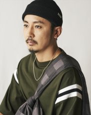 画像2: CALEE/COOL MAX KNIT CAP（BLACK）［ニットキャップ-24春夏］ (2)