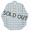 【30%OFF】DAIRIKU/Check Western Over Shirt（Aqua）［チェックウエスタンオーバーシャツ-24春夏］
