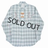 【30%OFF】DAIRIKU/Check Western Over Shirt（Aqua）［チェックウエスタンオーバーシャツ-24春夏］