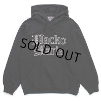 WACKO MARIA/HEAVY WEIGHT PULL OVER HOODED SWEAT SHIRT（BLACK）［プルオーバーパーカー-24春夏］
