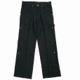 画像2: DAIRIKU/"Painter" Pressed Pants（Black）［"ペインター"スタプレパンツ-25春夏］ (2)