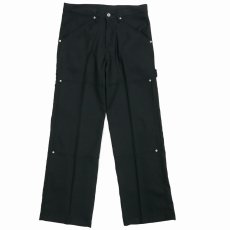 画像2: DAIRIKU/"Painter" Pressed Pants（Black）［"ペインター"スタプレパンツ-24秋冬］ (2)