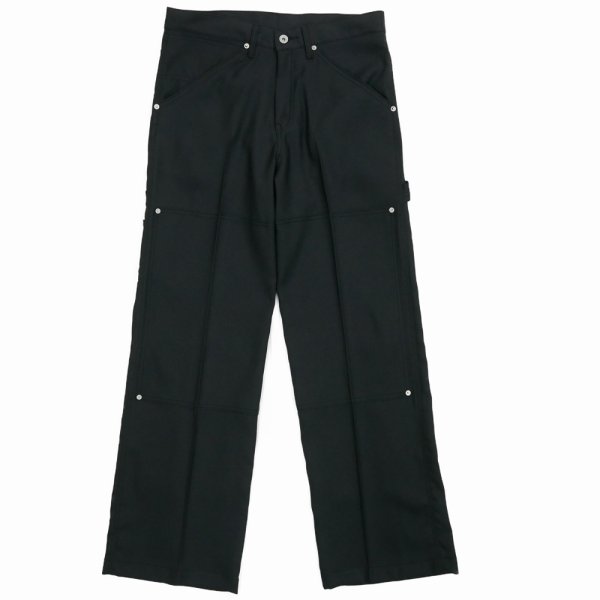 画像2: DAIRIKU/"Painter" Pressed Pants（Black）［"ペインター"スタプレパンツ-25春夏］