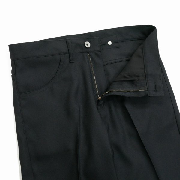 画像4: DAIRIKU/"Slim" Pressed Pants（Black）［"スリム"スタプレパンツ-24春夏］