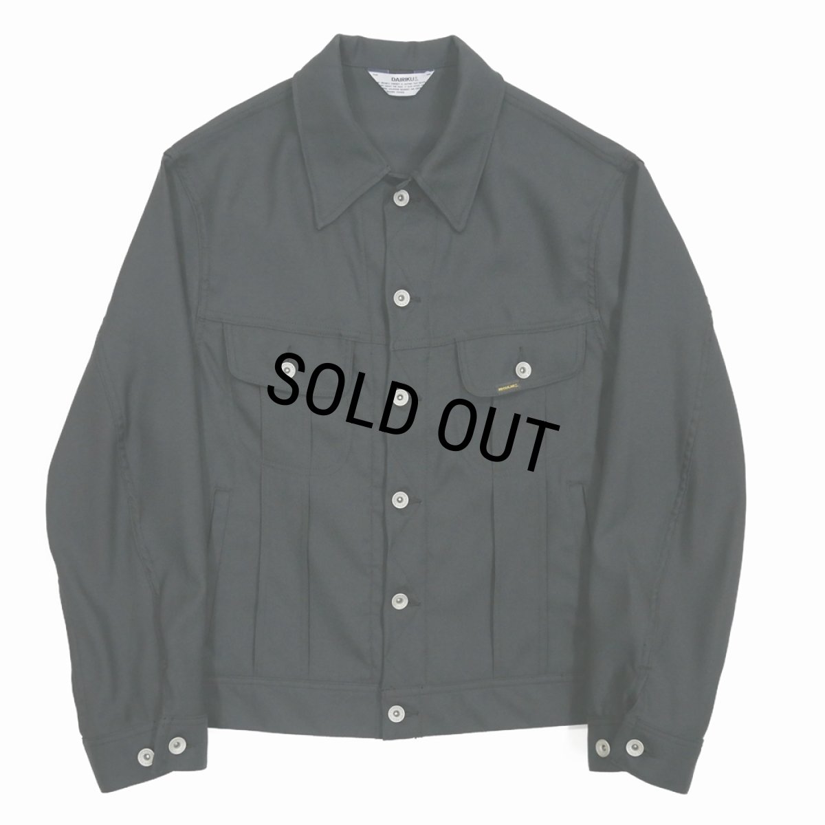 画像1: DAIRIKU/Polyester Jacket（Black）［ポリエステルJKT-24春夏］ (1)