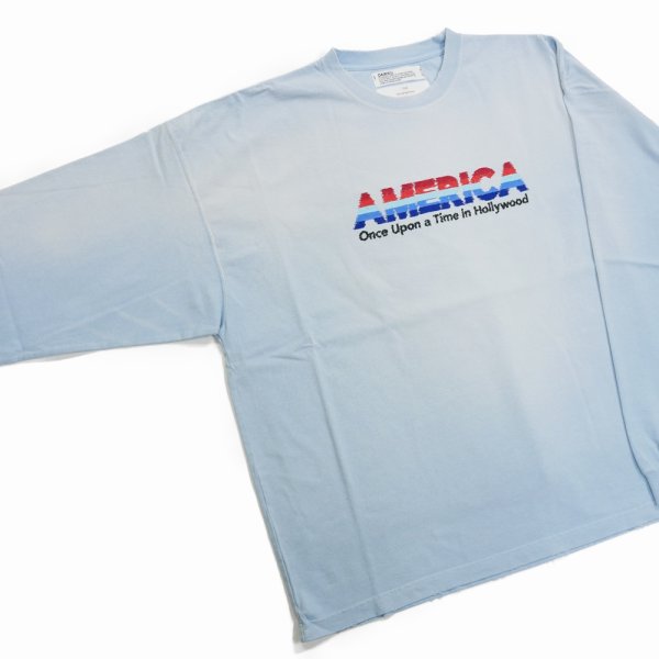 画像3: DAIRIKU/"AMERICA" Vintage Sunburn Tee（Sunburn Aqua）［ヴィンテージサンバーン長袖T-24春夏］