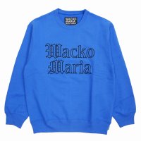 WACKO MARIA/HEAVY WEIGHT CREW NECK SWEAT SHIRT（BLUE）［クルーネックスウェット-24春夏］
