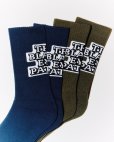 画像3: BlackEyePatch/OG LABEL SOCKS（NAVY） (3)