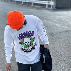 画像5: PORKCHOP/AP SKELETON L/S TEE（×AIRWALK CLASSICS）（WHITE）［プリント長袖T-24春夏］ (5)