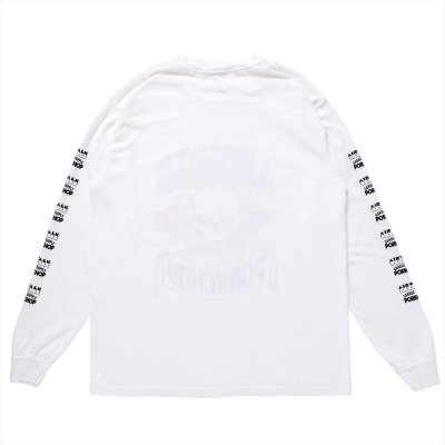 画像2: PORKCHOP/AP SKELETON L/S TEE（×AIRWALK CLASSICS）（WHITE）［プリント長袖T-24春夏］