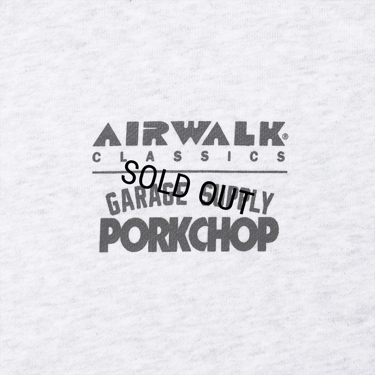 画像4: PORKCHOP/AIR PORK HOODIE（×AIRWALK CLASSICS）（ASH）［プルオーバーパーカー-24春夏］ (4)