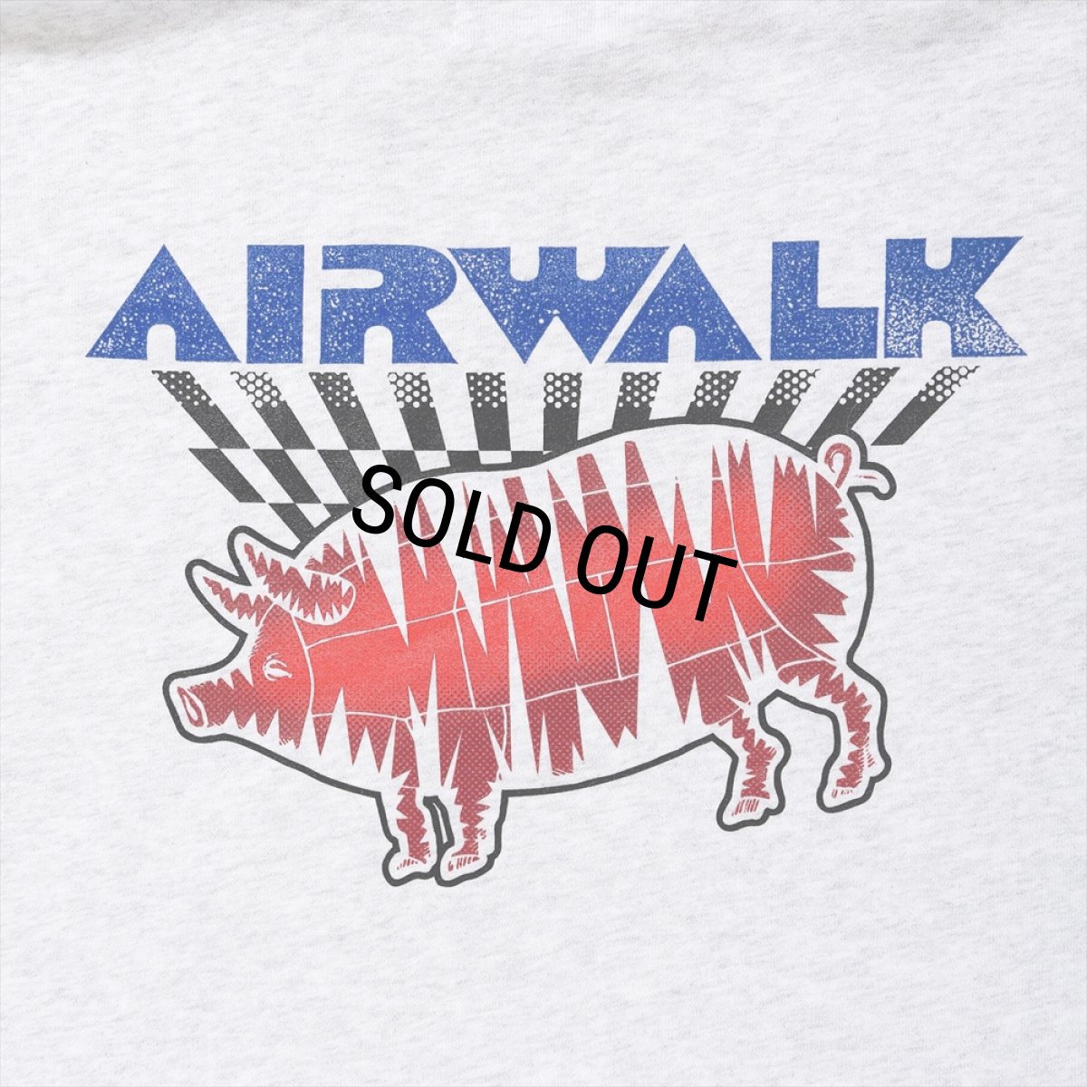 画像5: PORKCHOP/AIR PORK HOODIE（×AIRWALK CLASSICS）（ASH）［プルオーバーパーカー-24春夏］ (5)