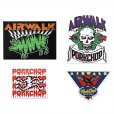 画像1: PORKCHOP/AP STICKER SET（×AIRWALK CLASSICS）（4枚セット）［ステッカーセット-24春夏］ (1)