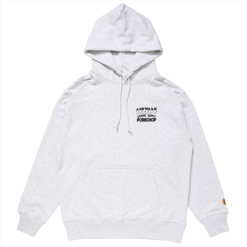 画像1: PORKCHOP/AIR PORK HOODIE（×AIRWALK CLASSICS）（ASH）［プルオーバーパーカー-24春夏］