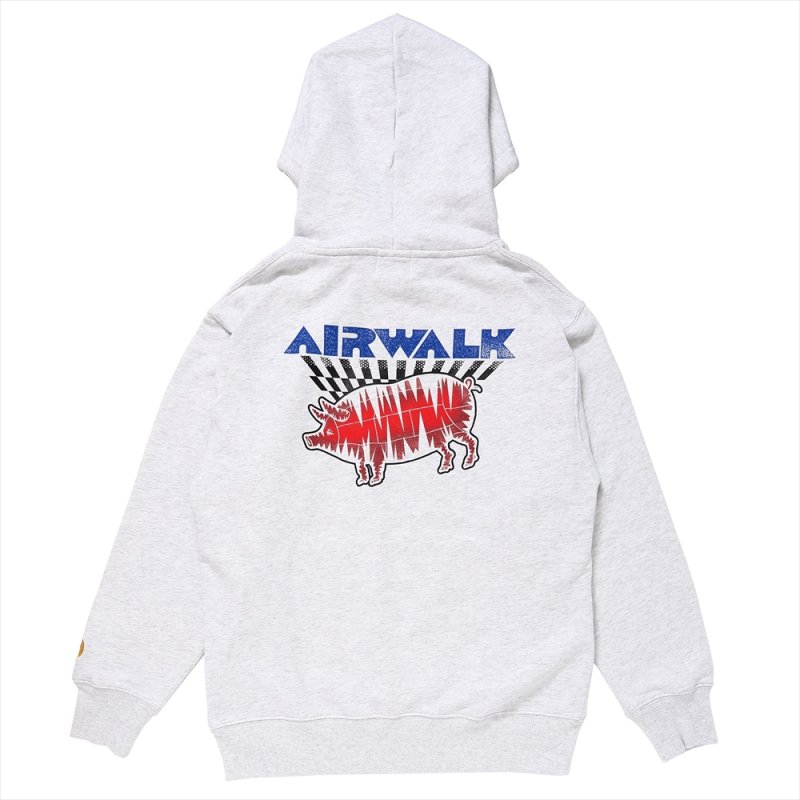 画像2: PORKCHOP/AIR PORK HOODIE（×AIRWALK CLASSICS）（ASH）［プルオーバーパーカー-24春夏］