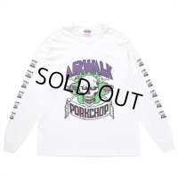 PORKCHOP/AP SKELETON L/S TEE（×AIRWALK CLASSICS）（WHITE）［プリント長袖T-24春夏］