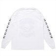画像2: PORKCHOP/AP SKELETON L/S TEE（×AIRWALK CLASSICS）（WHITE）［プリント長袖T-24春夏］ (2)