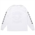 画像2: PORKCHOP/AP SKELETON L/S TEE（×AIRWALK CLASSICS）（WHITE）［プリント長袖T-24春夏］ (2)