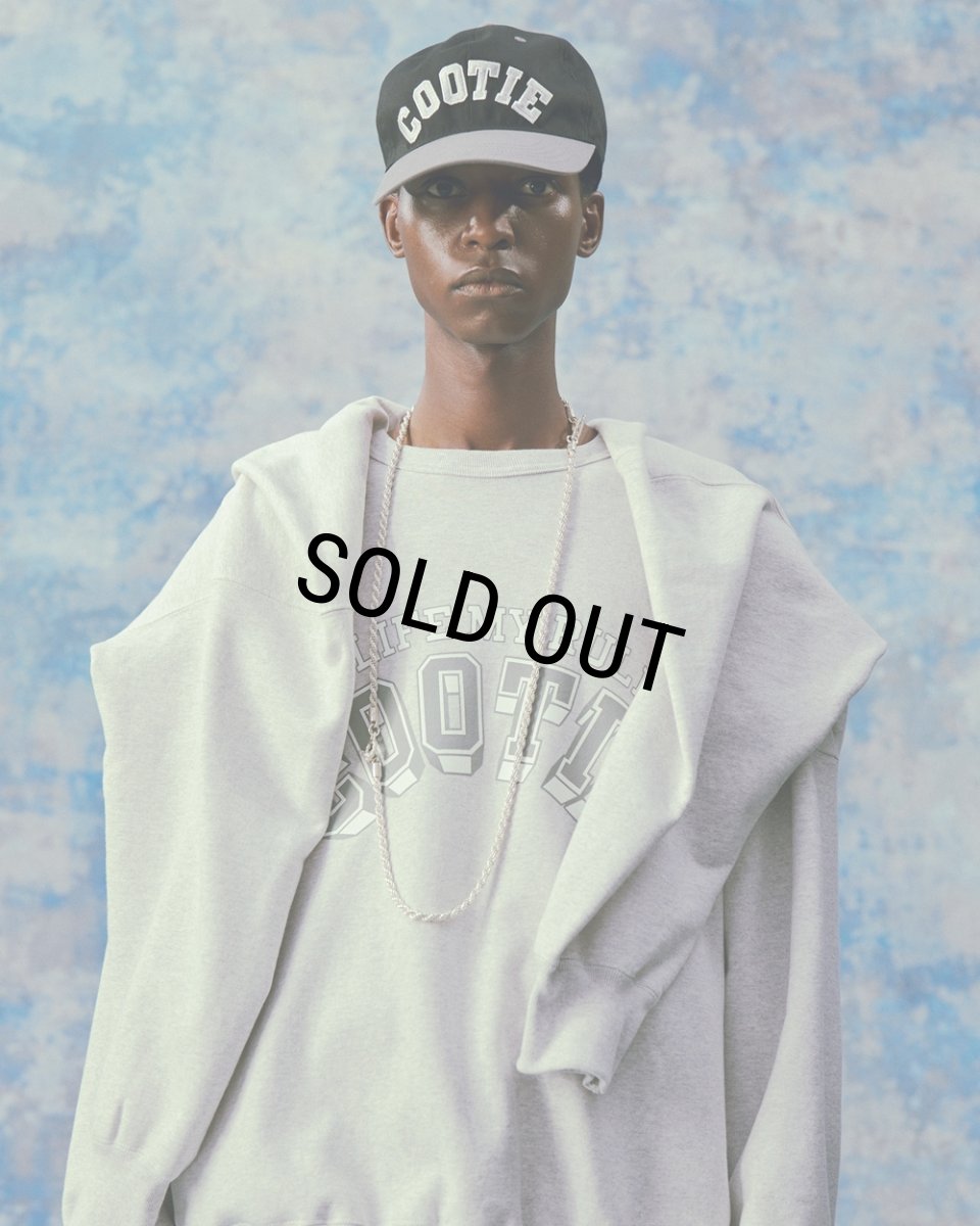 画像6: COOTIE PRODUCTIONS/Cotton OX 6 Panel Cap（Black）［6パネルキャップ-24春夏］ (6)