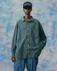 画像3: COOTIE PRODUCTIONS/Garment Dyed Ripstop Check L/S Shirt（Green）［チェックシャツ-24春夏］