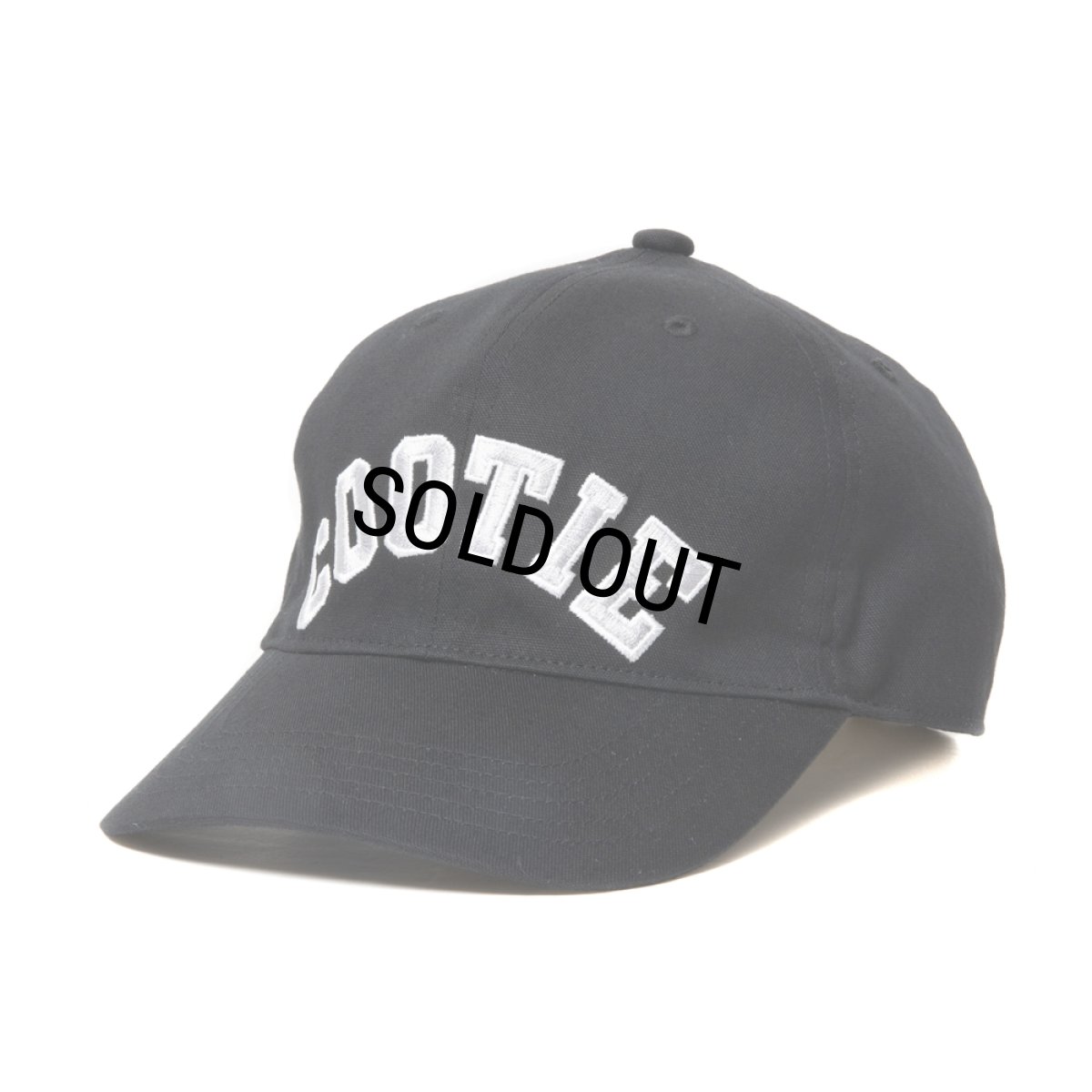 画像2: COOTIE PRODUCTIONS/Cotton OX 6 Panel Cap（Black）［6パネルキャップ-24春夏］ (2)