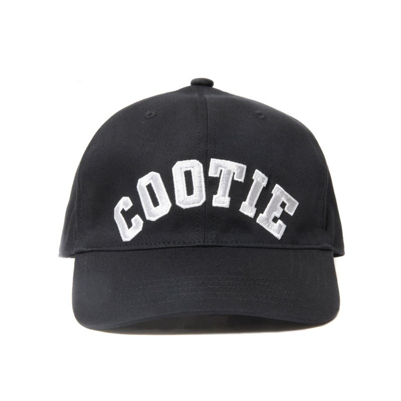 画像1: COOTIE PRODUCTIONS/Cotton OX 6 Panel Cap（Black）［6パネルキャップ-24春夏］