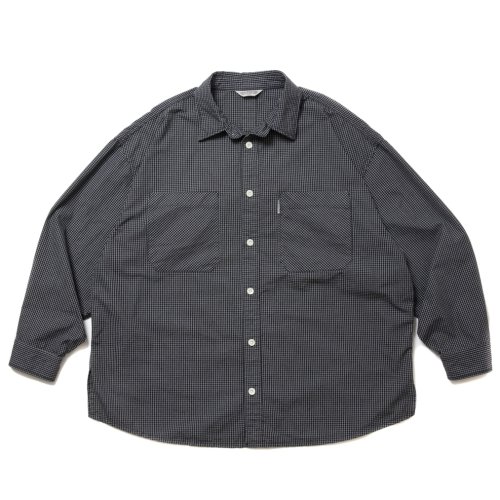 他の写真1: COOTIE PRODUCTIONS/Garment Dyed Ripstop Check L/S Shirt（Black）［チェックシャツ-24春夏］