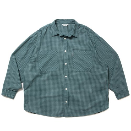 他の写真1: COOTIE PRODUCTIONS/Garment Dyed Ripstop Check L/S Shirt（Green）［チェックシャツ-24春夏］