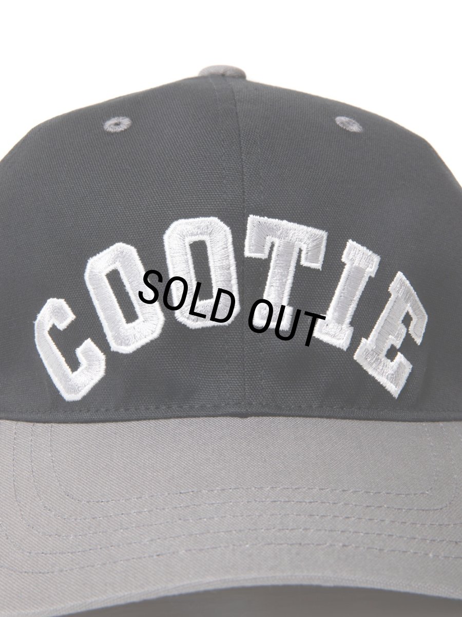画像4: COOTIE PRODUCTIONS/Cotton OX 6 Panel Cap（Black/Gray）［6パネルキャップ-24春夏］ (4)
