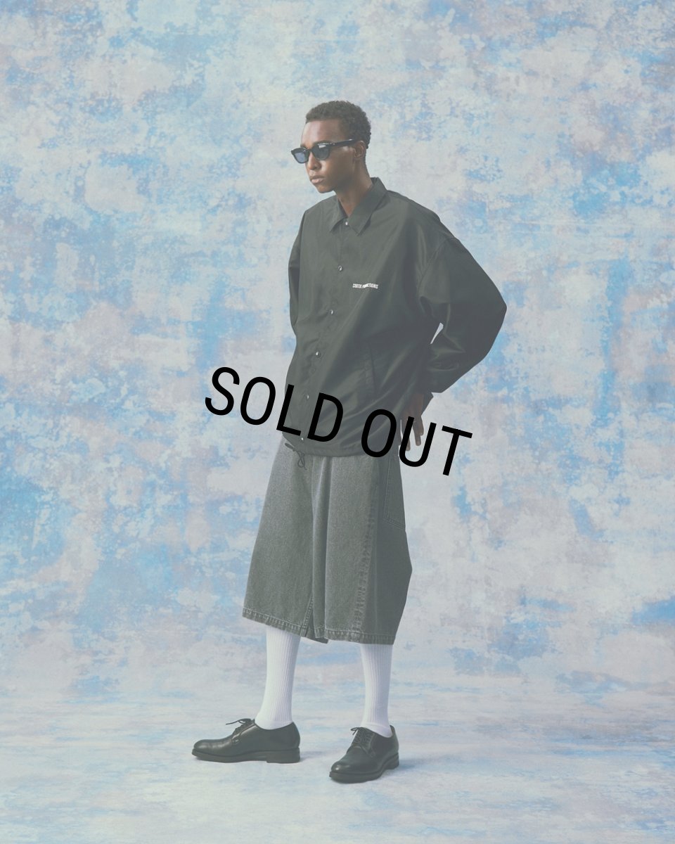 画像3: COOTIE PRODUCTIONS/5 Pocket Baggy Denim Easy Shorts（Black Hard Wash）［バギーデニムイージーショーツ-24春夏］ (3)