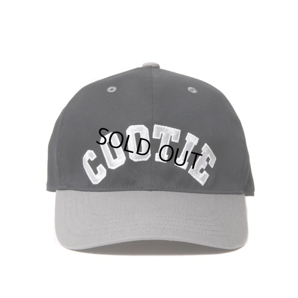 画像1: COOTIE PRODUCTIONS/Cotton OX 6 Panel Cap（Black/Gray）［6パネルキャップ-24春夏］