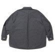 COOTIE PRODUCTIONS/Garment Dyed Ripstop Check L/S Shirt（Black