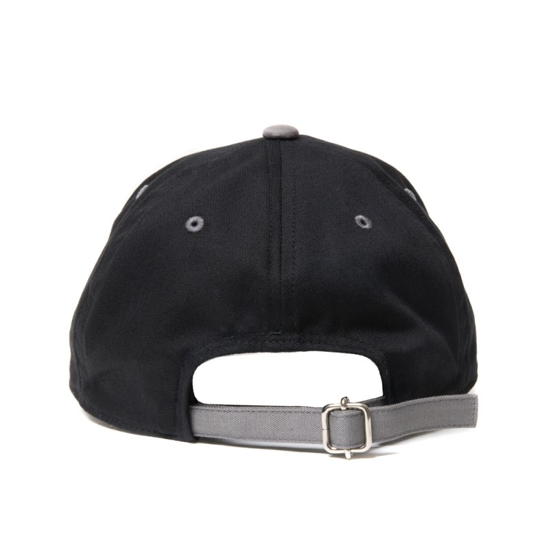 画像2: COOTIE PRODUCTIONS/Cotton OX 6 Panel Cap（Black/Gray）［6パネルキャップ-24春夏］