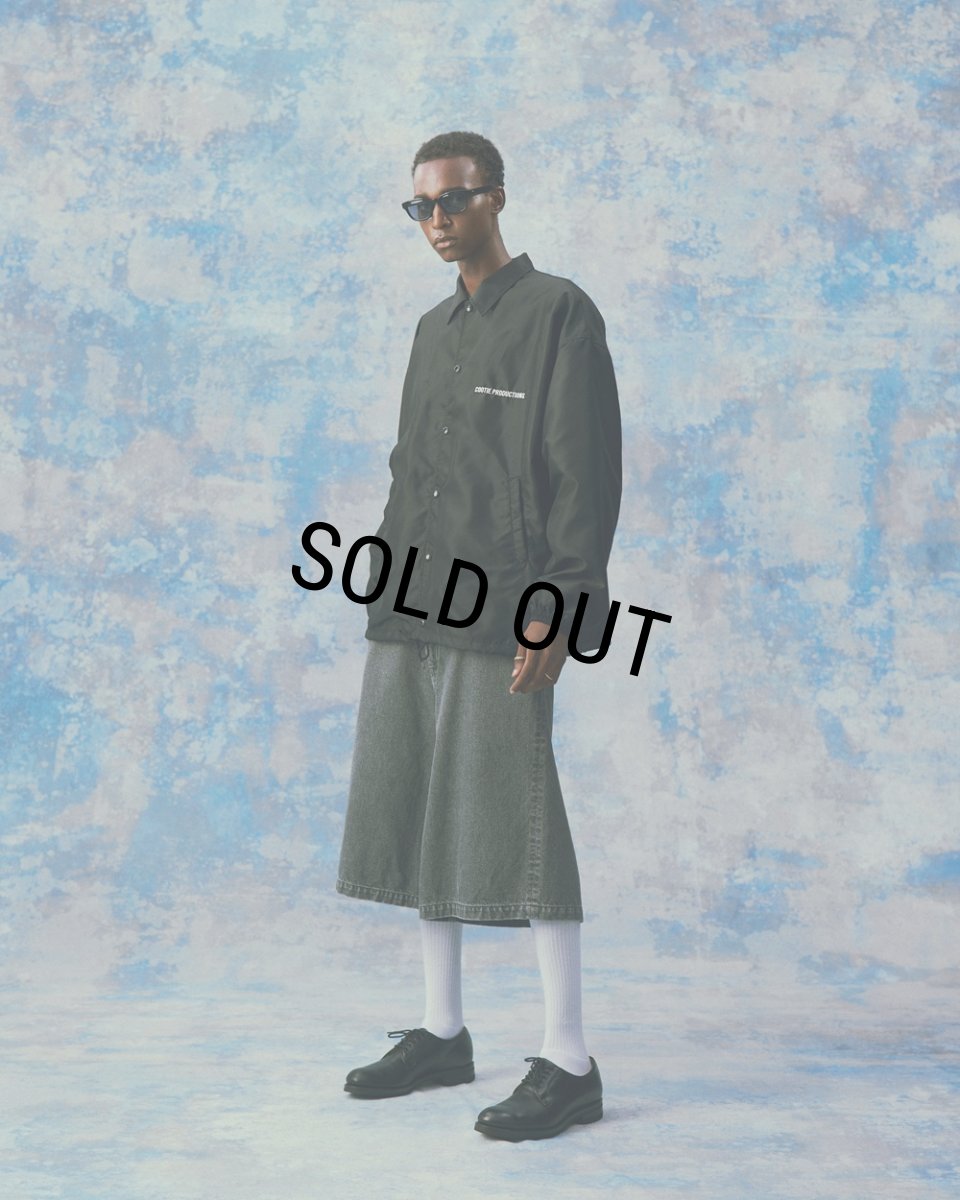 画像2: COOTIE PRODUCTIONS/5 Pocket Baggy Denim Easy Shorts（Black Hard Wash）［バギーデニムイージーショーツ-24春夏］ (2)