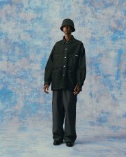 画像3: COOTIE PRODUCTIONS/Garment Dyed Ripstop Check Easy Pants（Black）［チェックイージーパンツ-24春夏］ (3)