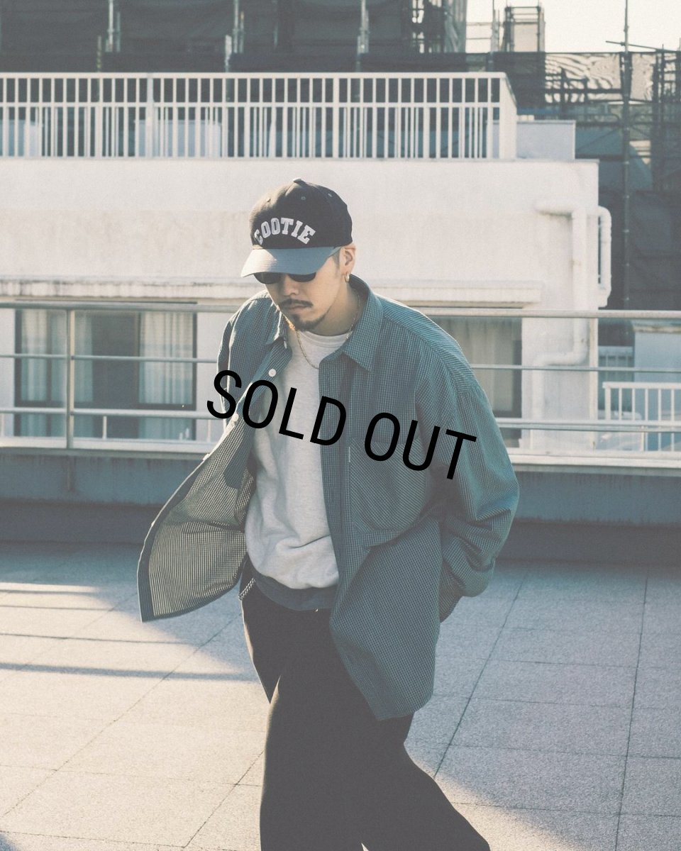 画像5: COOTIE PRODUCTIONS/Garment Dyed Ripstop Check L/S Shirt（Green）［チェックシャツ-24春夏］ (5)