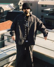 画像3: COOTIE PRODUCTIONS/Garment Dyed Ripstop Check L/S Shirt（Black）［チェックシャツ-24春夏］ (3)