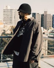 画像4: COOTIE PRODUCTIONS/Garment Dyed Ripstop Check L/S Shirt（Black）［チェックシャツ-24春夏］ (4)