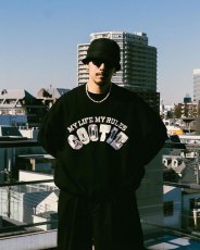 画像4: COOTIE PRODUCTIONS/Open End Yarn Print Sweat Crew（Black）［スウェットクルー-24春夏］ (4)