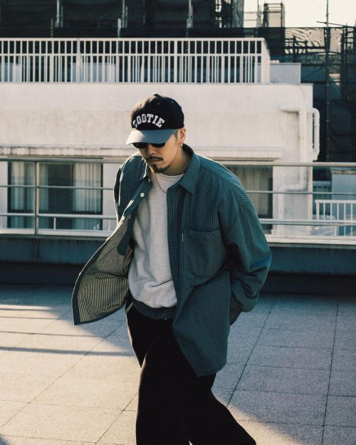 他の写真3: COOTIE PRODUCTIONS/Cotton OX 6 Panel Cap（Black/Gray）［6パネルキャップ-24春夏］