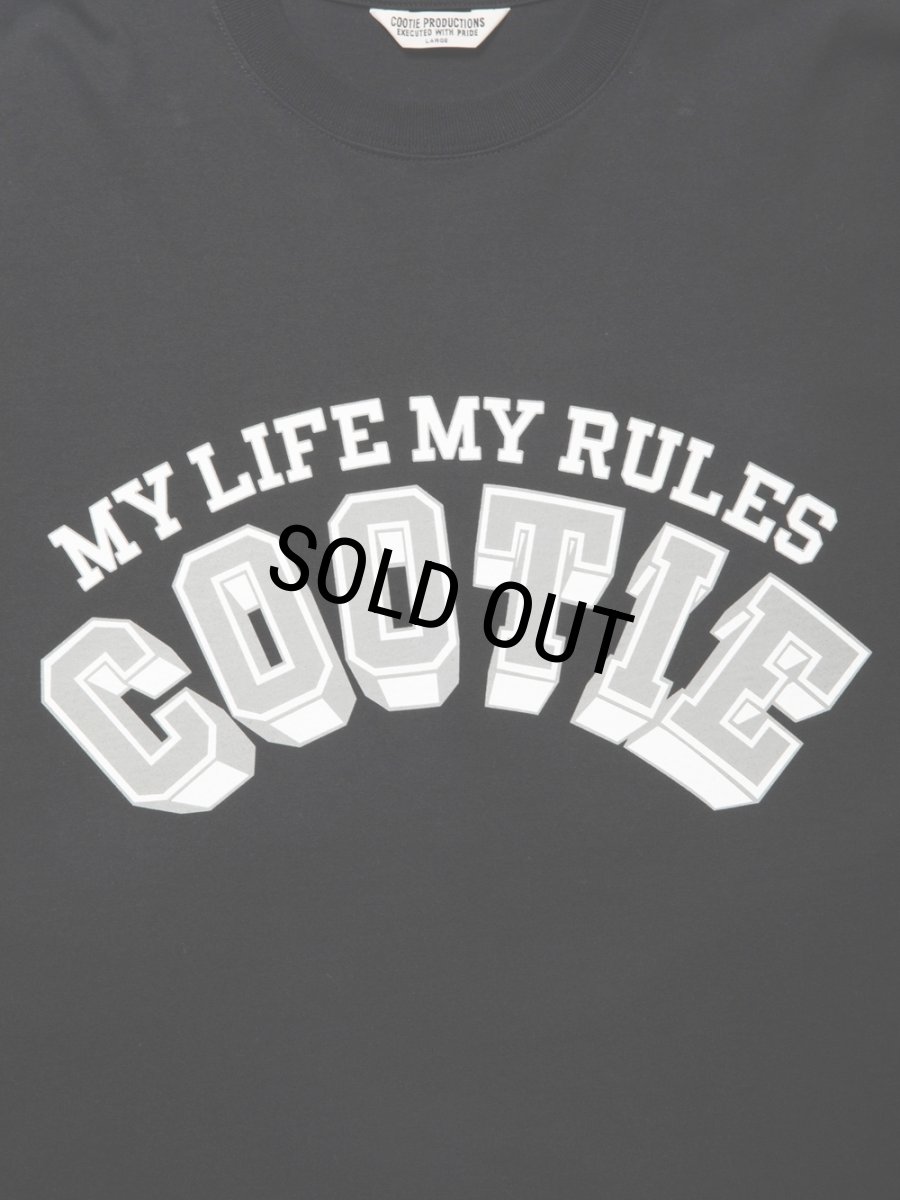 画像3: COOTIE PRODUCTIONS/Open End Yarn Print L/S Tee（Black）［プリント長袖T-24春夏］ (3)