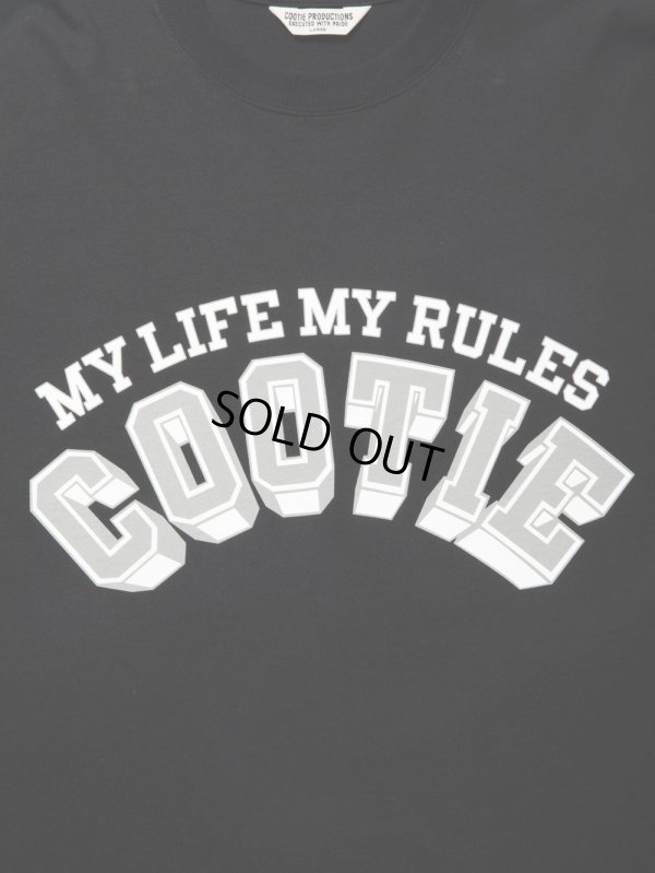 画像3: COOTIE PRODUCTIONS/Open End Yarn Print L/S Tee（Black）［プリント長袖T-24春夏］