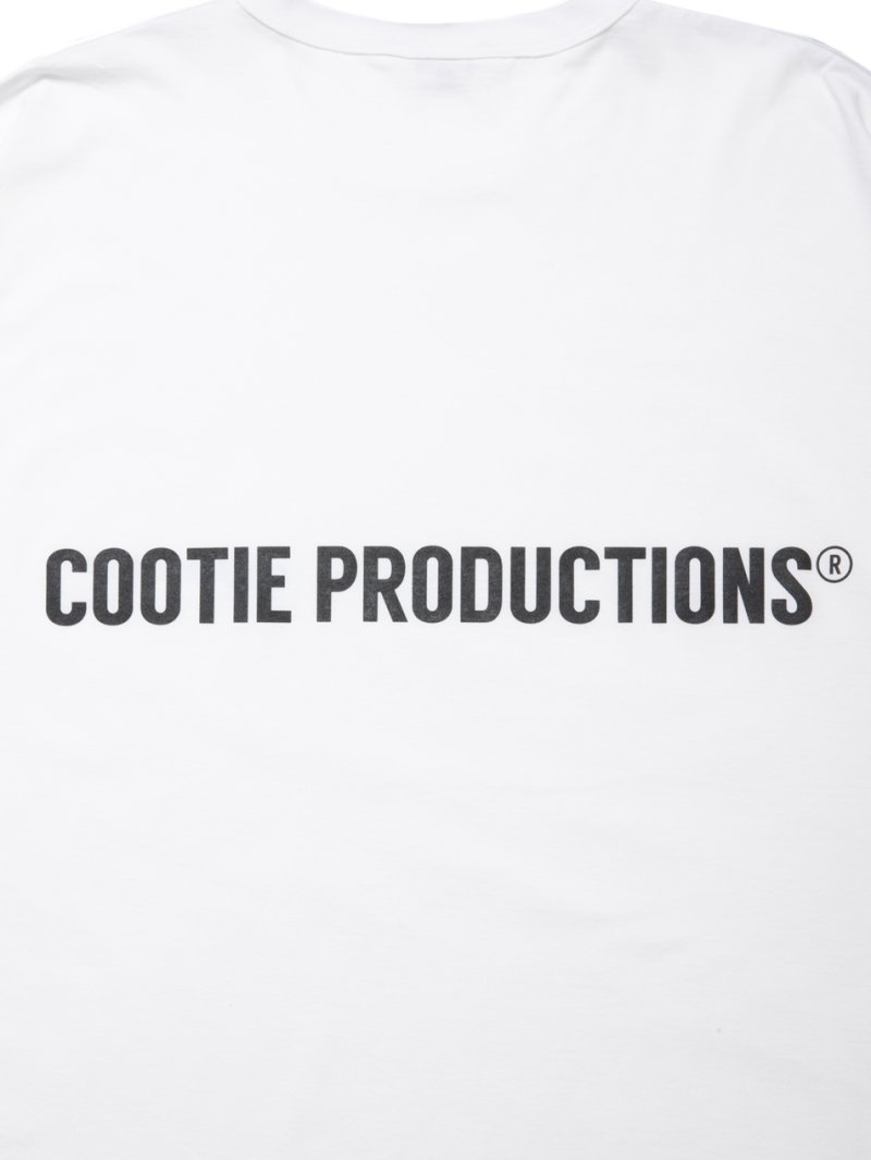 画像3: COOTIE PRODUCTIONS/Print Oversized L/S Tee（White）［オーバーサイズ長袖T-24春夏］