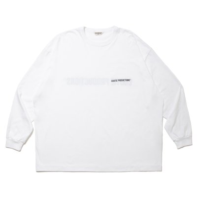 画像1: COOTIE PRODUCTIONS/Print Oversized L/S Tee（White）［オーバーサイズ長袖T-24春夏］