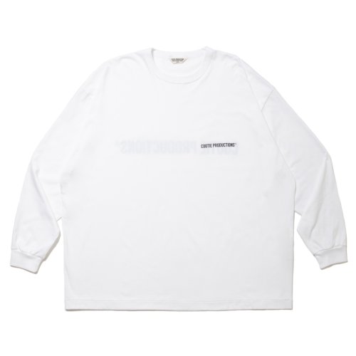 他の写真1: COOTIE PRODUCTIONS/Print Oversized L/S Tee（White）［オーバーサイズ長袖T-24春夏］