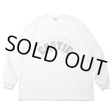 COOTIE PRODUCTIONS/Open End Yarn Print L/S Tee（White）［プリント長袖T-24春夏］