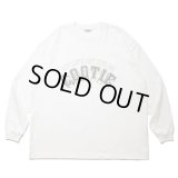 COOTIE PRODUCTIONS/Open End Yarn Print L/S Tee（White）［プリント長袖T-24春夏］