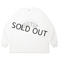 COOTIE PRODUCTIONS/Open End Yarn Print L/S Tee（White）［プリント長袖T-24春夏］